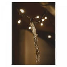 EMOS Profi LED spojni lanac, crni, 10 m, vanjski/unutarnji, toplo bijeli