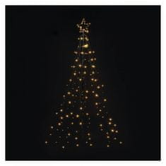 EMOS LED božićna jelka, metalna, 180 cm, vanjska/unutarnja, toplo bijela, timer