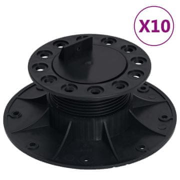 Vidaxl Podesive noge za trijem 10 kom 60 - 88 mm
