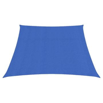 Vidaxl Jedro za zaštitu od sunca 160 g/m² plavo 3/4 x 2 m HDPE