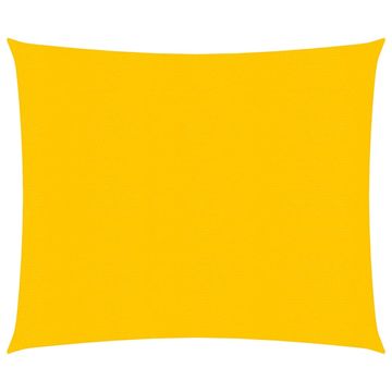 Vidaxl Jedro za zaštitu od sunca 160 g/m² žuto 2,5 x 3 m HDPE