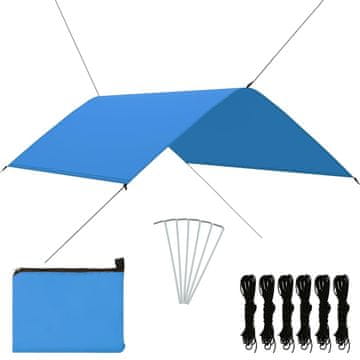 Vidaxl Kamperska cerada, 3x2 m, plava