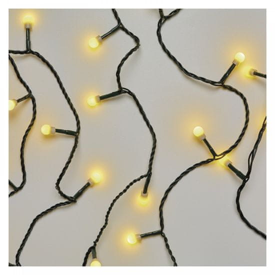 EMOS svjetlosni lanac, 300 LED – kuglice, 30m, topla bijela, timer
