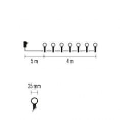 EMOS Cherry božićne lampice, 40 LED, 4 m, roze