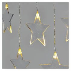 Acrylic Star lampice, 8 LED, bijele