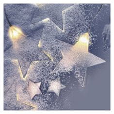 EMOS Acrylic Star lampice, 8 LED, bijele