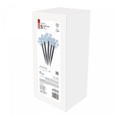 EMOS LED božićne pahulje, 30 cm, 3x AA, vanjske / unutarnje, hladno bijele, timer