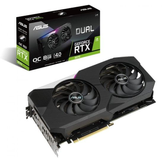 ASUS Dual GeForce RTX™ 3070 V2 OC grafička kartica, 8 GB GDDR6, LHR (DUAL-RTX3070-O8G-V2)