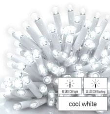 EMOS svjetlosni lanac, 50 LED dioda, 3 m, trepćući, hladno bijela