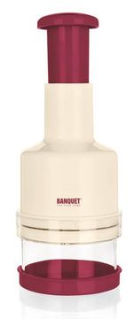 Banquet Rezač luka CULINARIA , slonovača/bordo, 22 cm