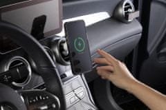 EPICO Ellipse Wireless Car Charger (MagSafe compatible) magnetno postolje za punjenje, 15W/10W/7,5W + 18W QC (9915111100037), Silver