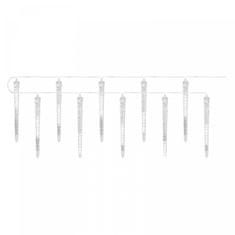 EMOS LED božićne ledene svijeće, 10x, 3,6 m, vanjske/unutarnje, hladno bijela