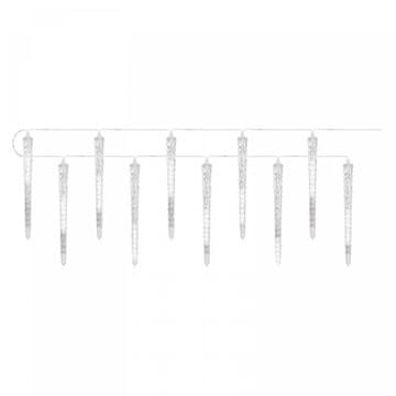 EMOS LED božićne ledene svijeće, 10x, 3,6 m, vanjske/unutarnje, hladno bijela