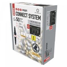 EMOS Profi LED spojni kabel bijelih svjetala, treptajuće, 3 m, za vanjsku upotrebu, toplo/hladno bijelo svjetlo