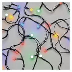 EMOS LED božićni cherry lanac, kuglice, 20 m, vanjski/unutarnji, višebojni, programi