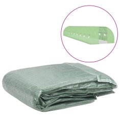 Vidaxl Zamjenski pokrov za plastenik (45 m²) 300x1500x200 cm zeleni