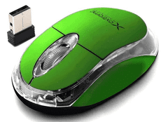 Esperanza Miš bežična esperanza Harrier rf nano, zelena, 1000dpi