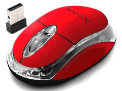 Esperanza Miša bežična esperanza Harrier rf nano, crvena, 1000dpi
