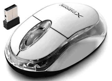 Esperanza Miš bežična esperanza Harrier RF Nano, White, 1000dpi