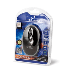 Esperanza Miša bežična esperanza lešinar, crna, 1000dpi, 2,4 GHz