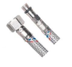 AQUALINE Fleksibilna nehrđajuća cijev M10x3/8", 40cm, kromirana