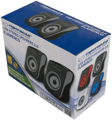 Esperanza FLAMENCO zvučnici, USB, stereo, crno-sivi