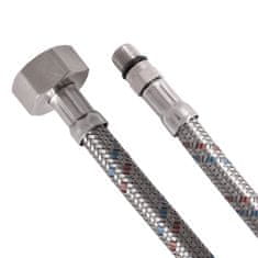 AQUALINE Fleksibilno inox crijevo M10x1/2", 60 cm Chrom