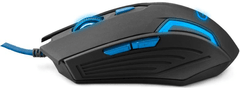 Esperanza Mouse Wire Gaming Esperanza Fighter Black-Blue, 2400dpi, 6 gumba