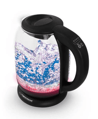 Esperanza Stakleni bojler LOIRE, 1.7L, crna boja, 60-70-80-90-100°C, 2200W