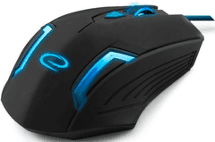 Esperanza Mouse Wire Gaming Esperanza Fighter Black-Blue, 2400dpi, 6 gumba