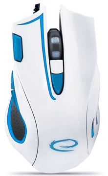 Esperanza Mouse Wire Gaming Esperanza Hawk, bijelo-plavo, 2400dpi, 7 gumba