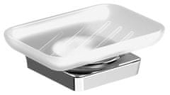 SAPHO ZEN Držač Sapuna, Mliječno Staklo, Kromirana, SONIA