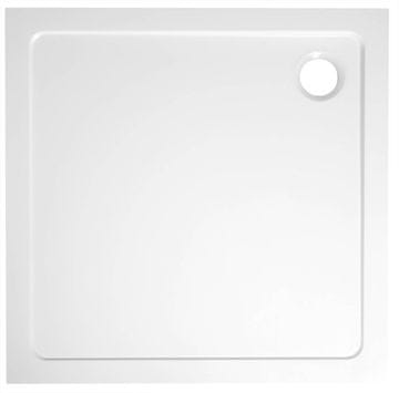 AQUALINE TECMI Kvadratna Tuš Kada 90x90cm Bijela od Lijevanog Mramora