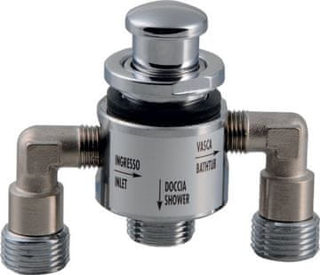 SAPHO Prekidač za rub kade, kromirani završetak