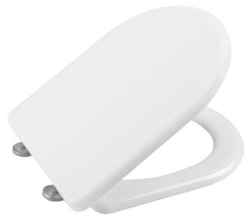 SAPHO SAPHO LENA WC sjedalo, Soft Close, antibakterijska zaštita, bijelo D-oblik