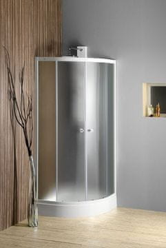 AQUALINE ARLEN Kvadrantna Kutna Tuš Kabina 800x800 mm, Brick Staklo