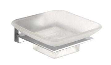 AQUALINE APOLLO Stalak za sapun, matirano staklo, krom završna obrada