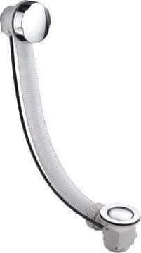 AQUALINE Komplet za kadu s kontrolnim kabelom, 730mm, Mjed/Krom