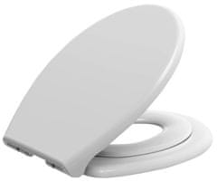 AQUALINE WC sjedalo s integriranim dječjim sjedalom, Soft Close, bijelo, AQUALINE