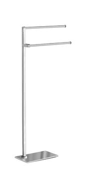 Gedy Držač za ručnike sa višestrukim šipkama, pravokutni krom, postolni, GEDY