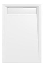 POLYSAN Pravokutna tuš kada 120x80 cm, bijela, lijevani mramor, Polysan Cover