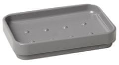 Gedy GEDY SEVENTY Sapunica, siva, plastična, 140x26x90 mm