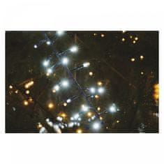 EMOS LED spojni lanac, crni, 3 m, vanjski i unutarnji, hladna bijela