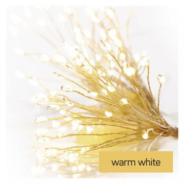 EMOS LED svjetlosni lanac, svjetleće cvijeće, nano, 2,35 m, unutarnji, toplo bijeli, timer