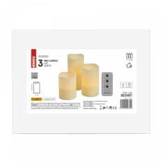 EMOS LED dekoracija - 3x svijeća vosak, 3xAAA, s daljinskim