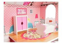 Lean-toys Drvena kućica za lutke Milena 75cm