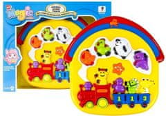 Lean-toys Glazbeni vlak kućnih ljubimaca