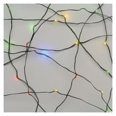 EMOS nano lampice s timerom, 40 LED, 4 m, IP44, višebojne