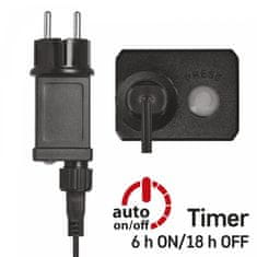 EMOS nano lampice s timerom, 150 LED, 15 m, IP44, višebojne