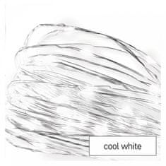 EMOS 40 LED srebrnih lampica nano, 4 m, bijela, s timerom